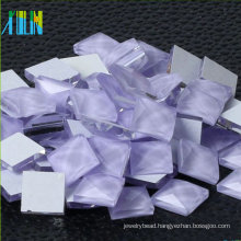 Wholesale Square Glass Stone flatback mirror rhinestones